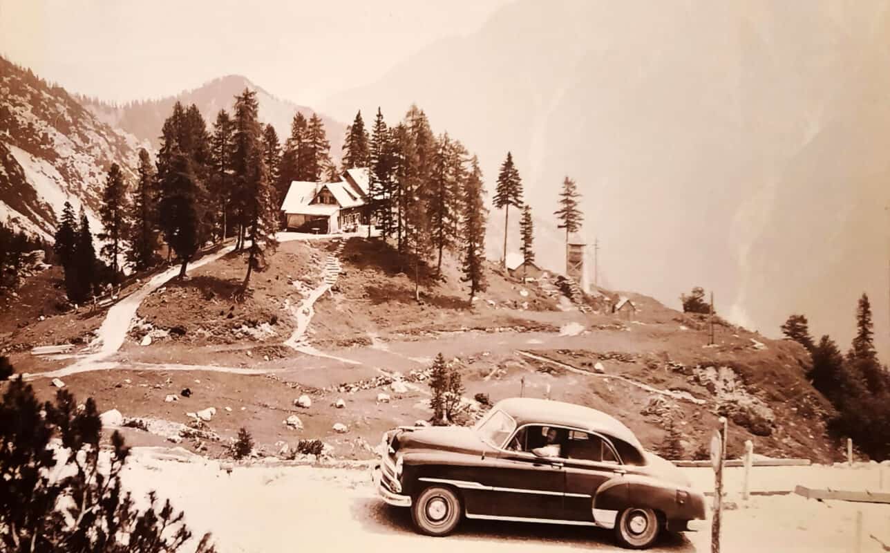 Erjavčeva mountain at Vršič pass year 1950