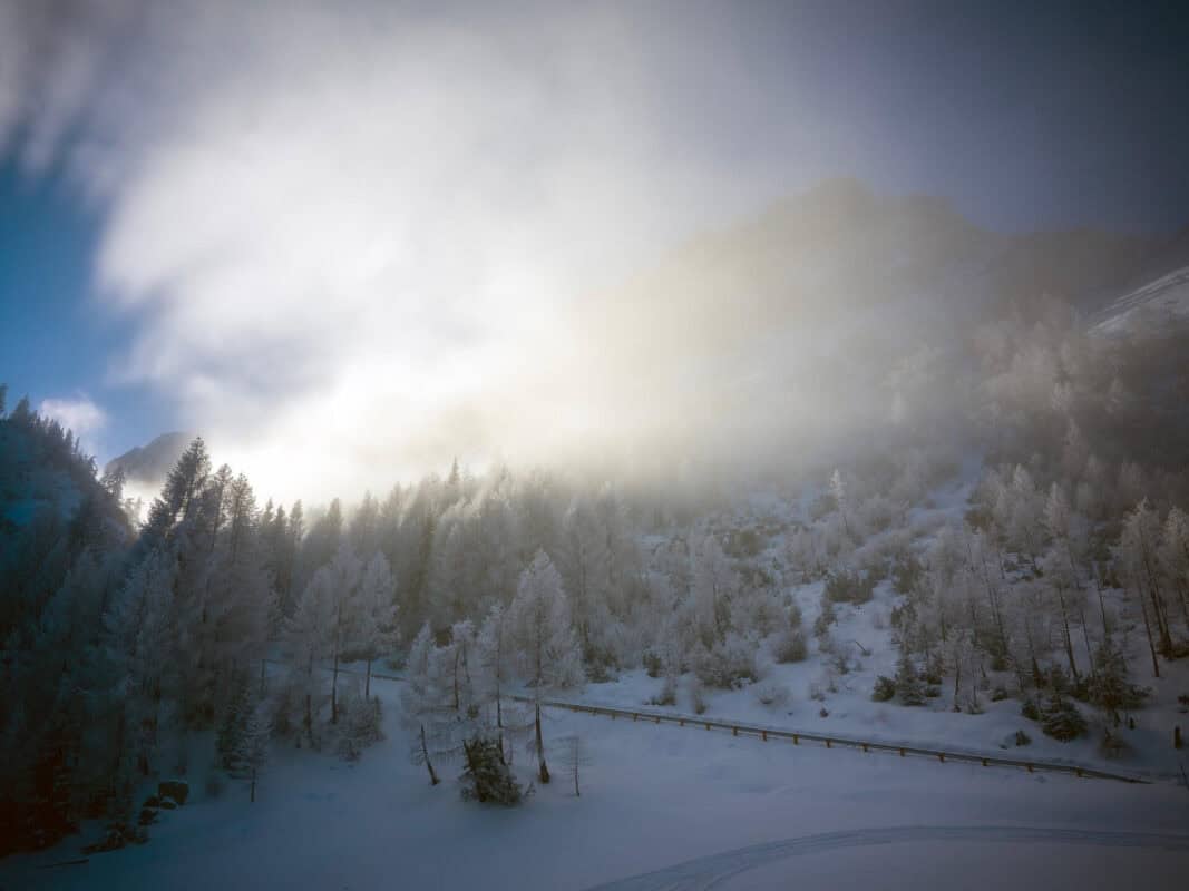Proč navštívit Vršičský průsmyk ve Slovinsku nedaleko Kranjské Gory v zimě?